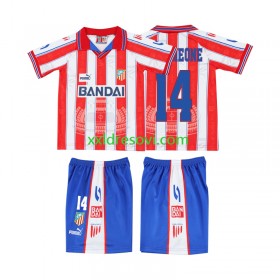 Atlético Madrid SIMEONE 14 Retro Domaći Dječji Nogometni Dres 1996 1997